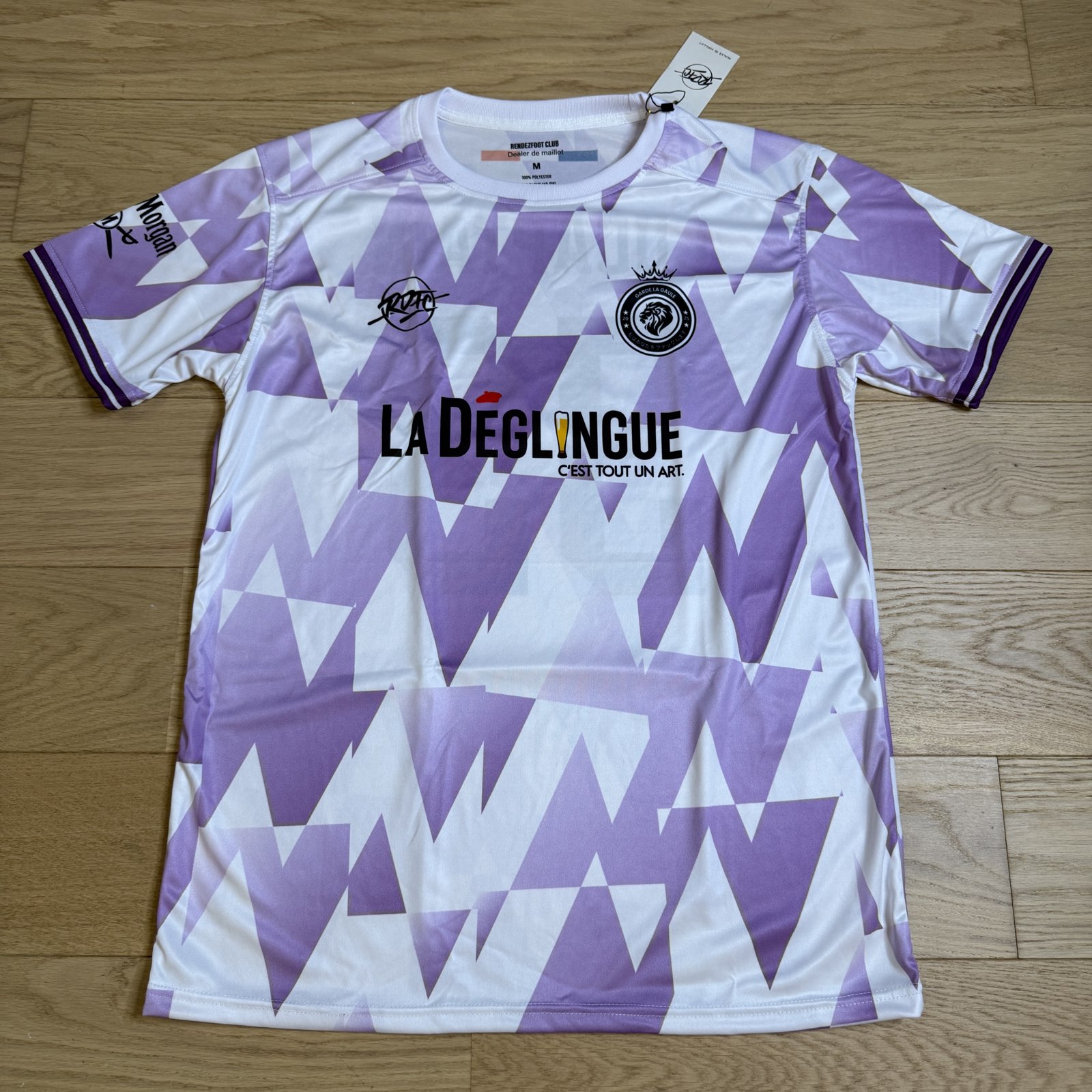 Maillot full sublimation violet personnalisé